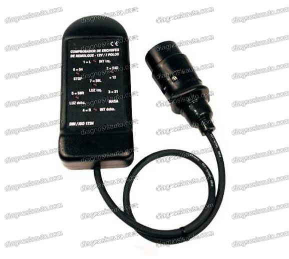 COMPROBADOR DE ENCHUFES DE REMOLQUE